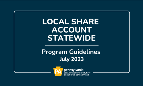 Pa Gaming Statewide Local Share Account Guidelines 2023